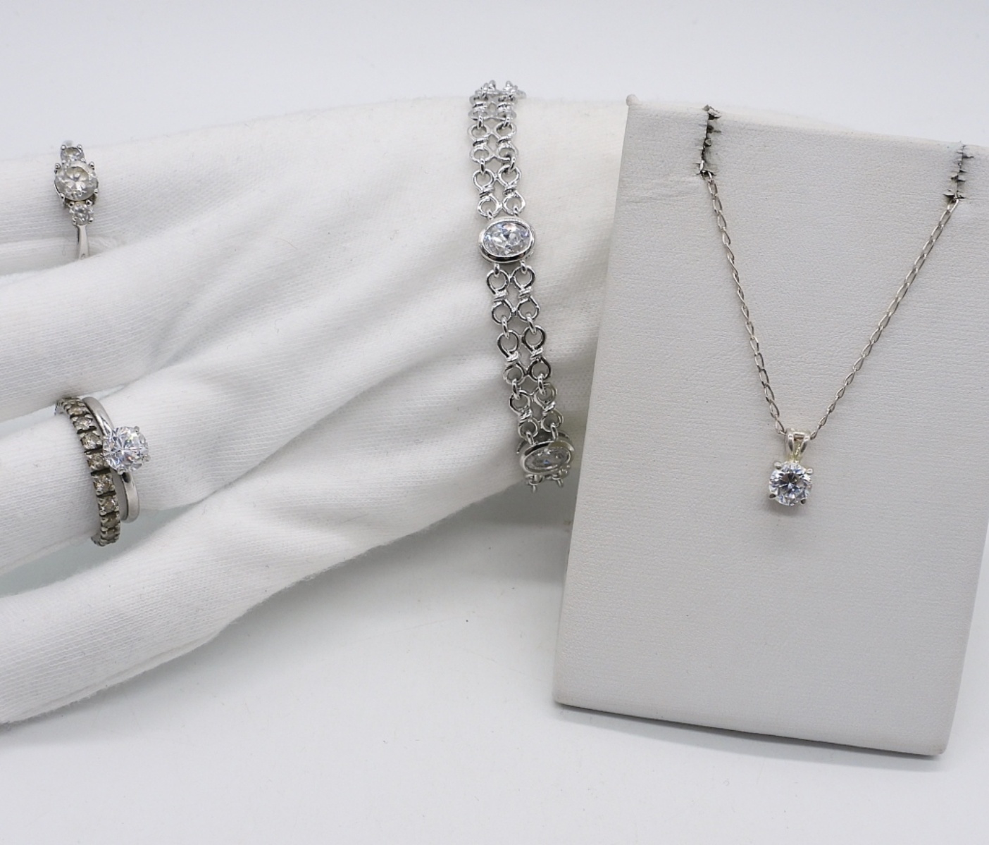 Simulated Diamond 925 Rings & More