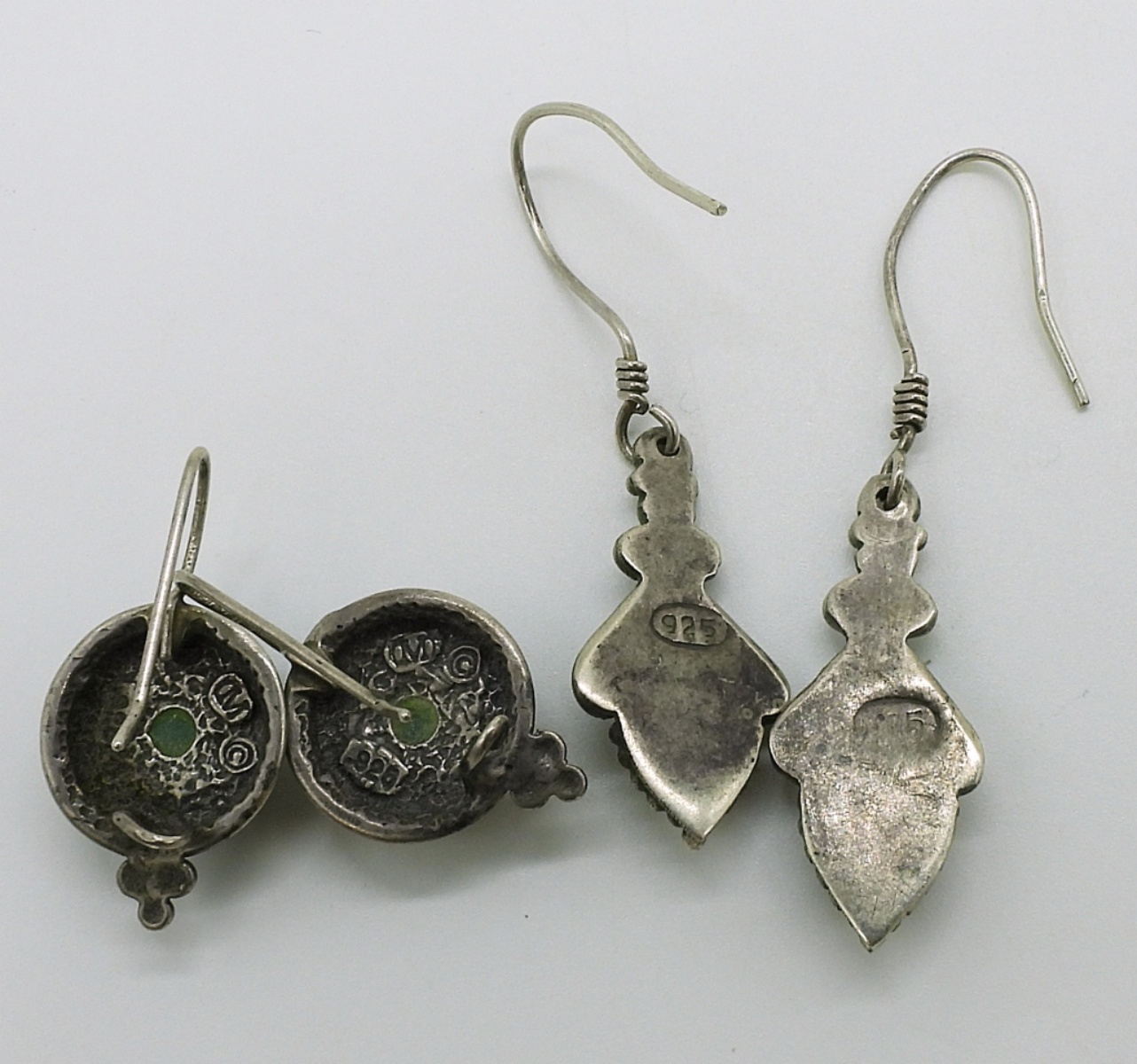 Green Onyx, Jade 925 Pendants & Earrings