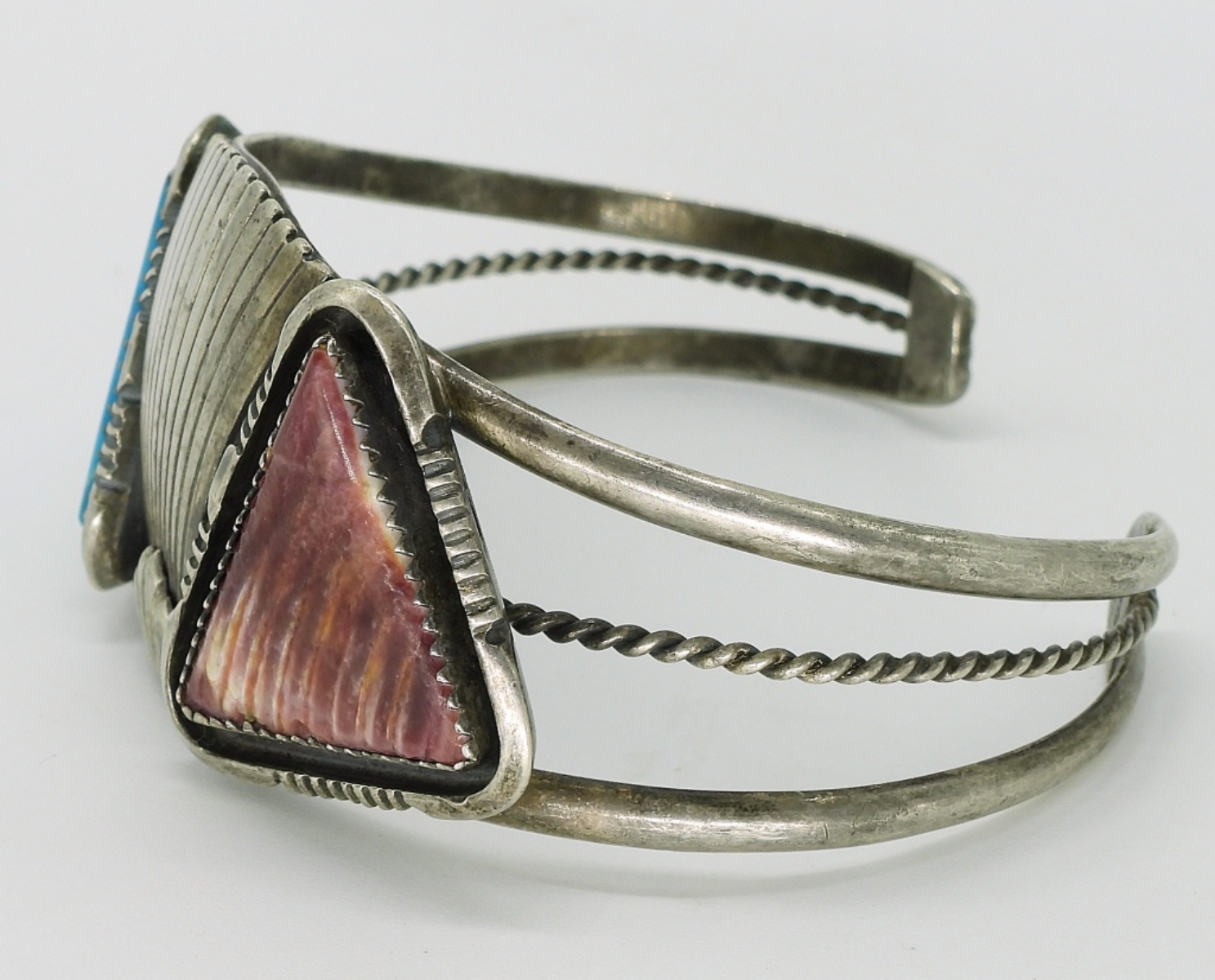 Denetdale Navajo Spiny Oyster Cuff Bracelet