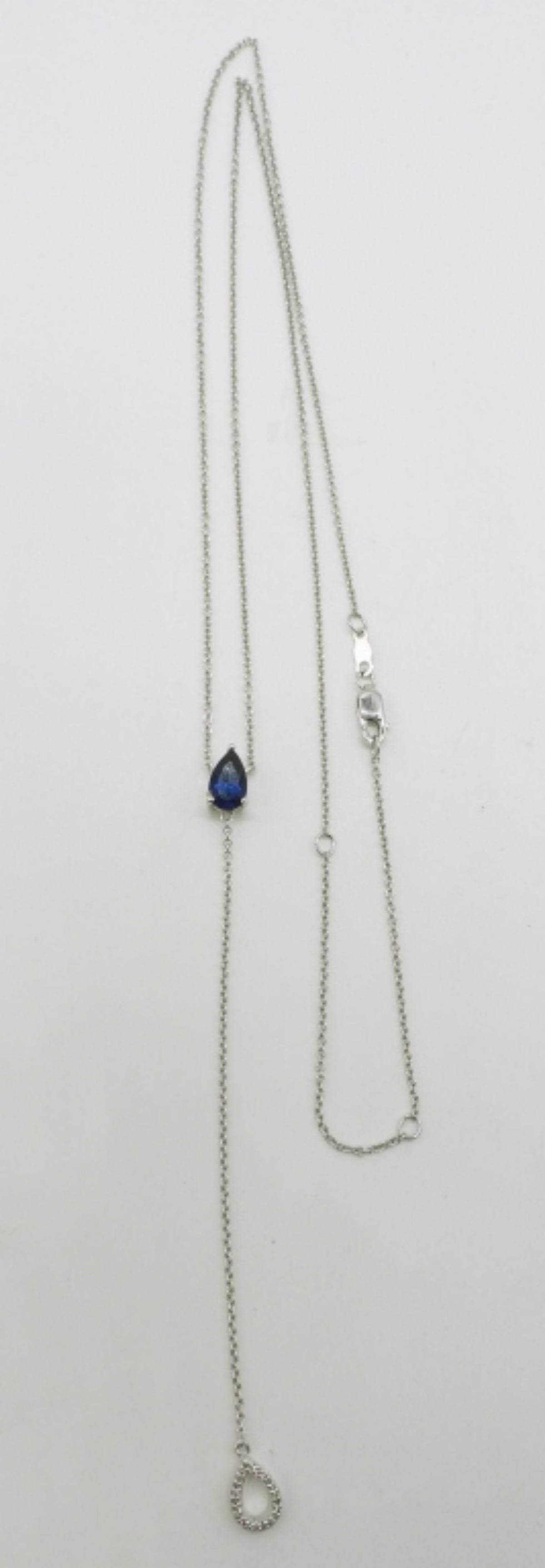 Sapphire Sterling Necklace, Bracelet & Earrings