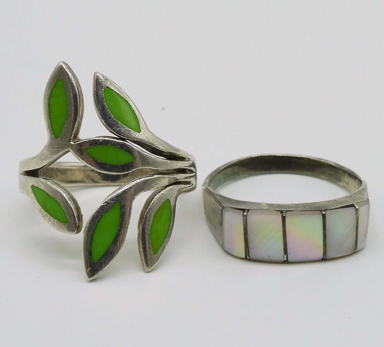 Sterling Koala Brooch & Two Rings