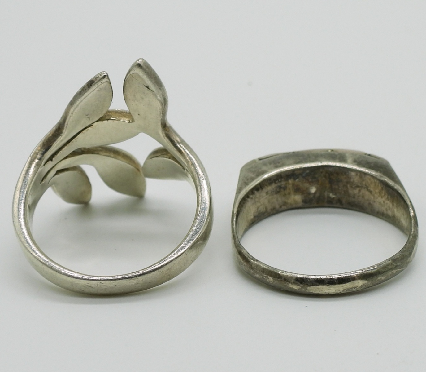 Sterling Koala Brooch & Two Rings