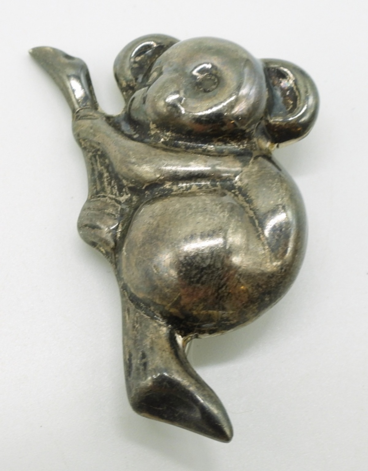 Sterling Koala Brooch & Two Rings