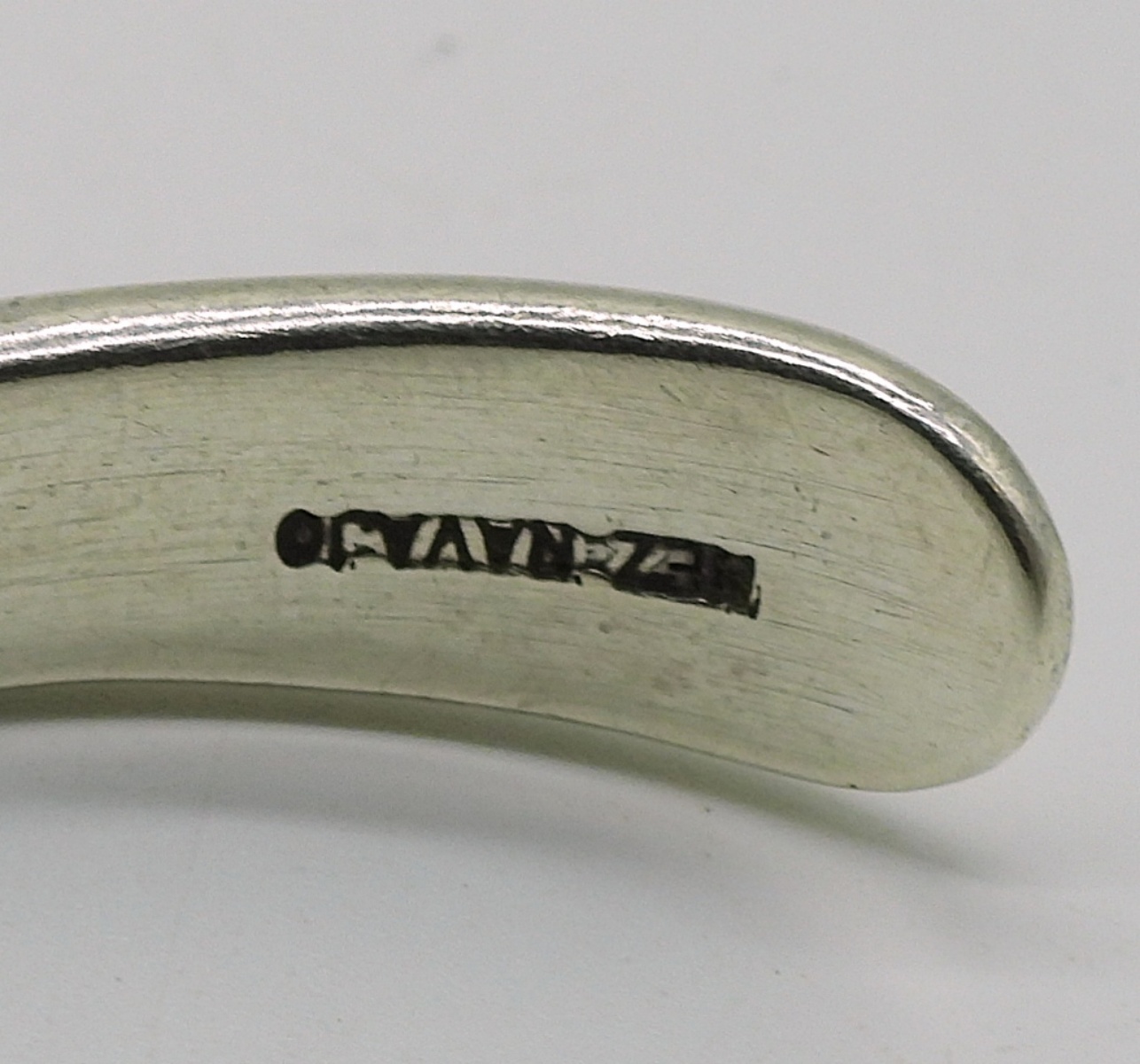 Nez Navajo Sterling & 14k Cuff Bracelet