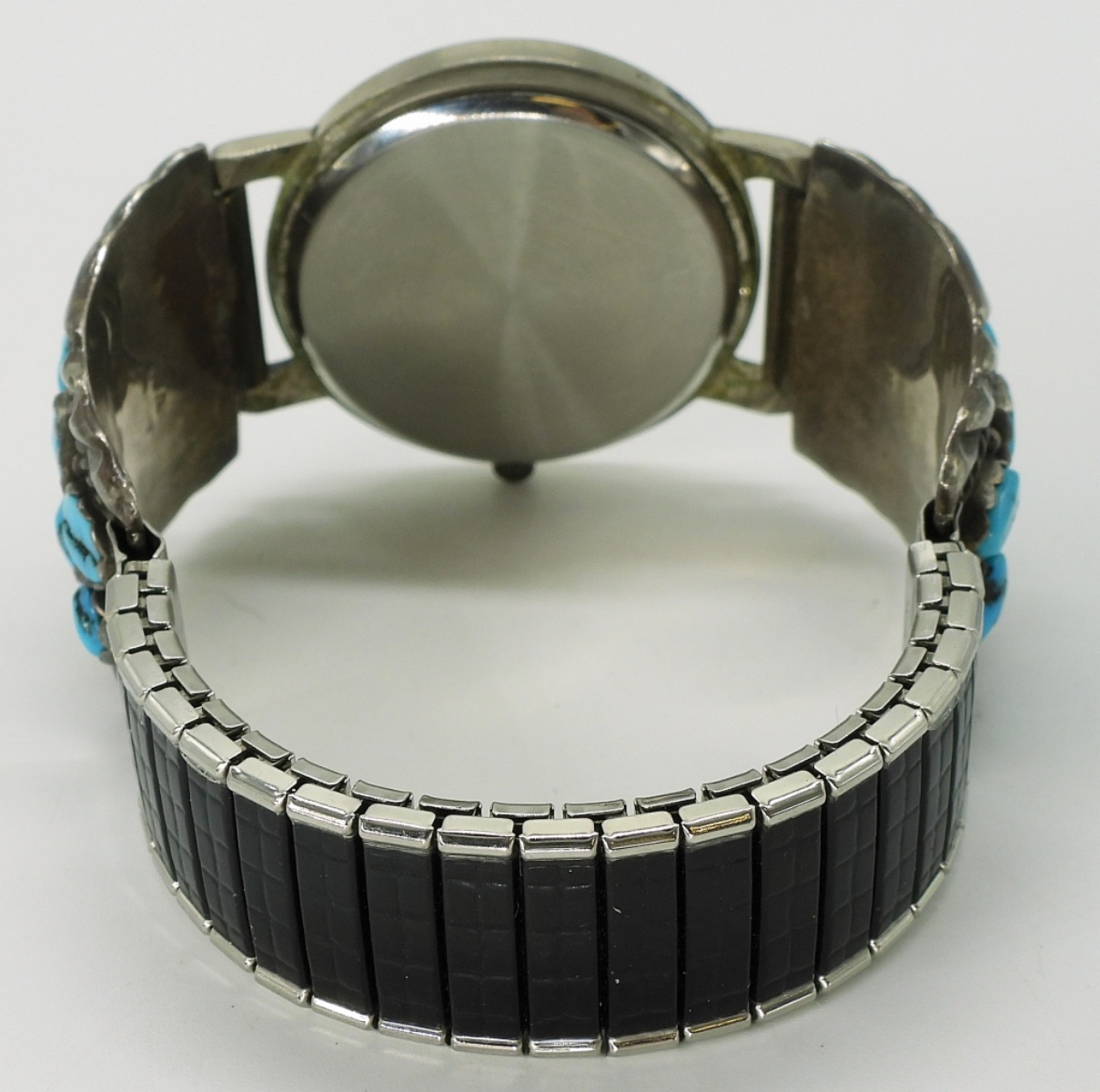 Navajo Turquoise Watch Ends with Watch Face