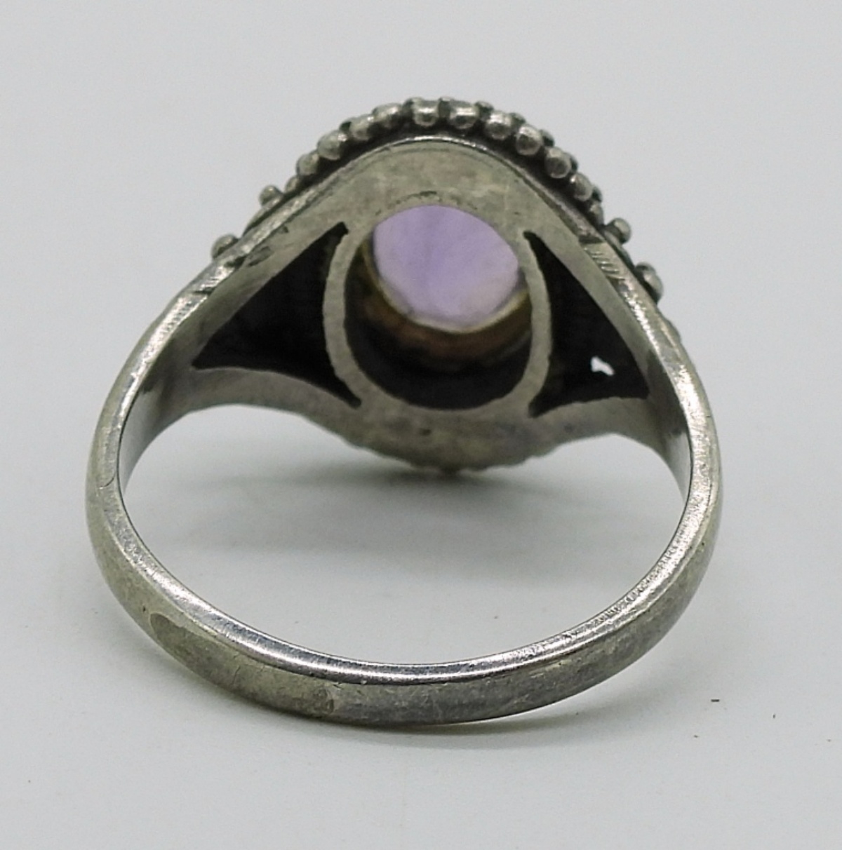 Vintage Sterling, Amethyst, Marcasite Bracelet,