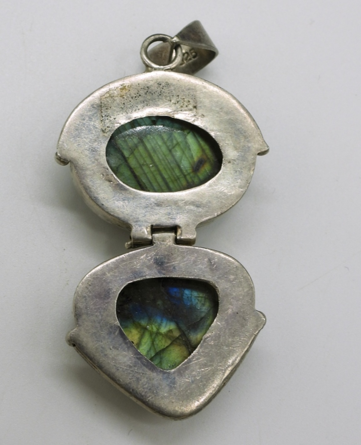 Large Labradorite Gemstone Ring & Pendant