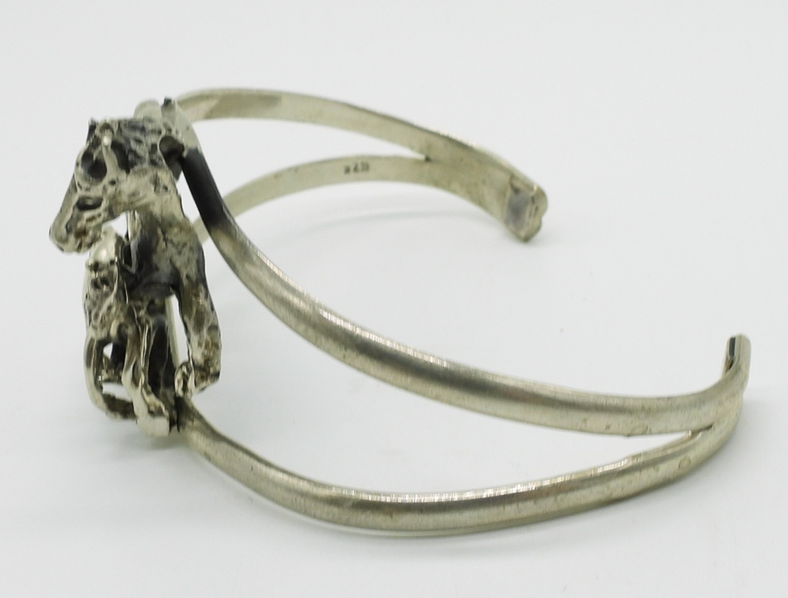 Mexico Sterling Horse Cuff Bracelet