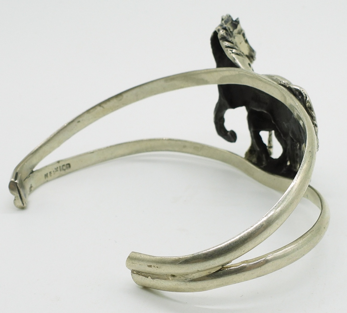 Mexico Sterling Horse Cuff Bracelet
