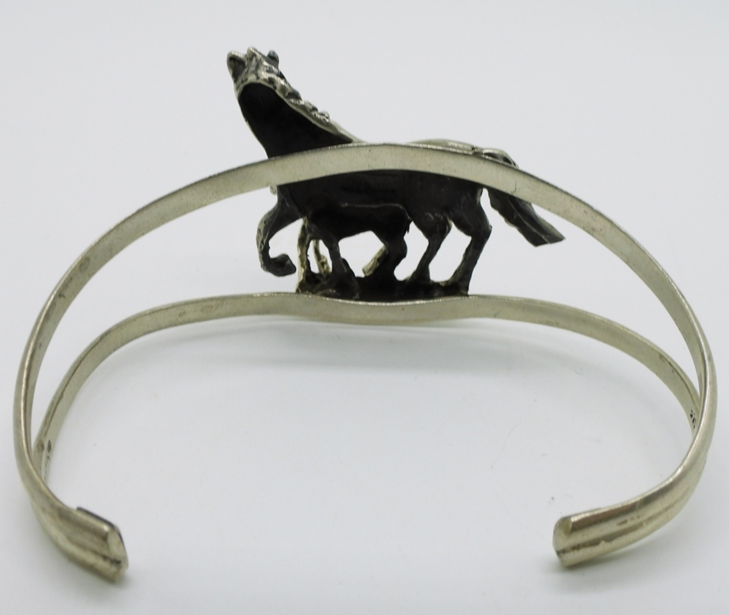 Mexico Sterling Horse Cuff Bracelet
