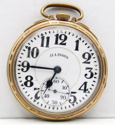 1929 ILLINOIS BUNN SPECIAL POCKET WATCH. SERIAL #5156507, Type III, Model 14, 16 size, 21 j 