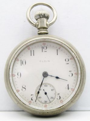 1911 ELGIN POCKET WATCH 18 SIZE. SERIAL # 15352413, 15j, 18 SIZE, GRADE 317, OPENFACE - NOT 