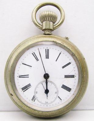C&R TRADE MARD REGISTERED POCKET WATCH. 1776-1876 CENTENNIAL on CASE, NO MAKERS MARK, 18 SIZE 