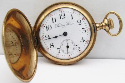 Early Betsy Ross Pocket Watch. Ornate Pendant Gold Filled Pocket Watch - NOT RUNNING