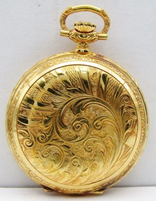 ARNEX 17j HUNTING CASE POCKET WATCH. VERY NICE CONDITION - RUNNING in ORIGINAL BOX