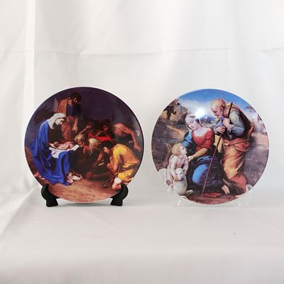 Conjunto de dois pratos Costa Verde. Conjunto de dois pratos comemorativos Costa Verde. Um deles 