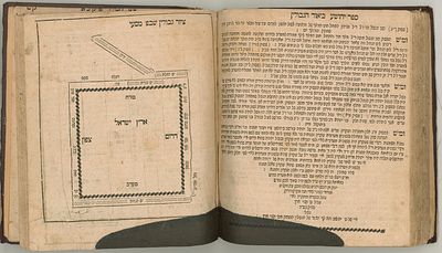 ספר יסוד ושורש העבודה, עם מפה, שנת תק... חסר שער. 
ב-קיט דף 
כתמים כבדים