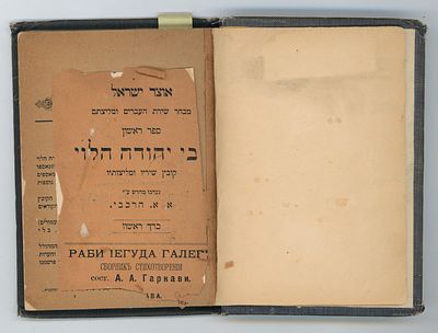 שני ספרים בכרל אחד. 
א - אוצר ישראל, אבי יהודה הלוי, חוברות הראשון. 
ב - ספר חומת 
