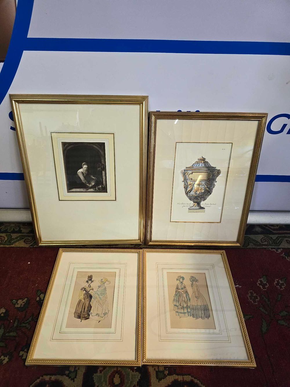 Lot 359: * A set of 4 prints (1)Gerrit Dou (Leiden 1613-Leiden 1675)
