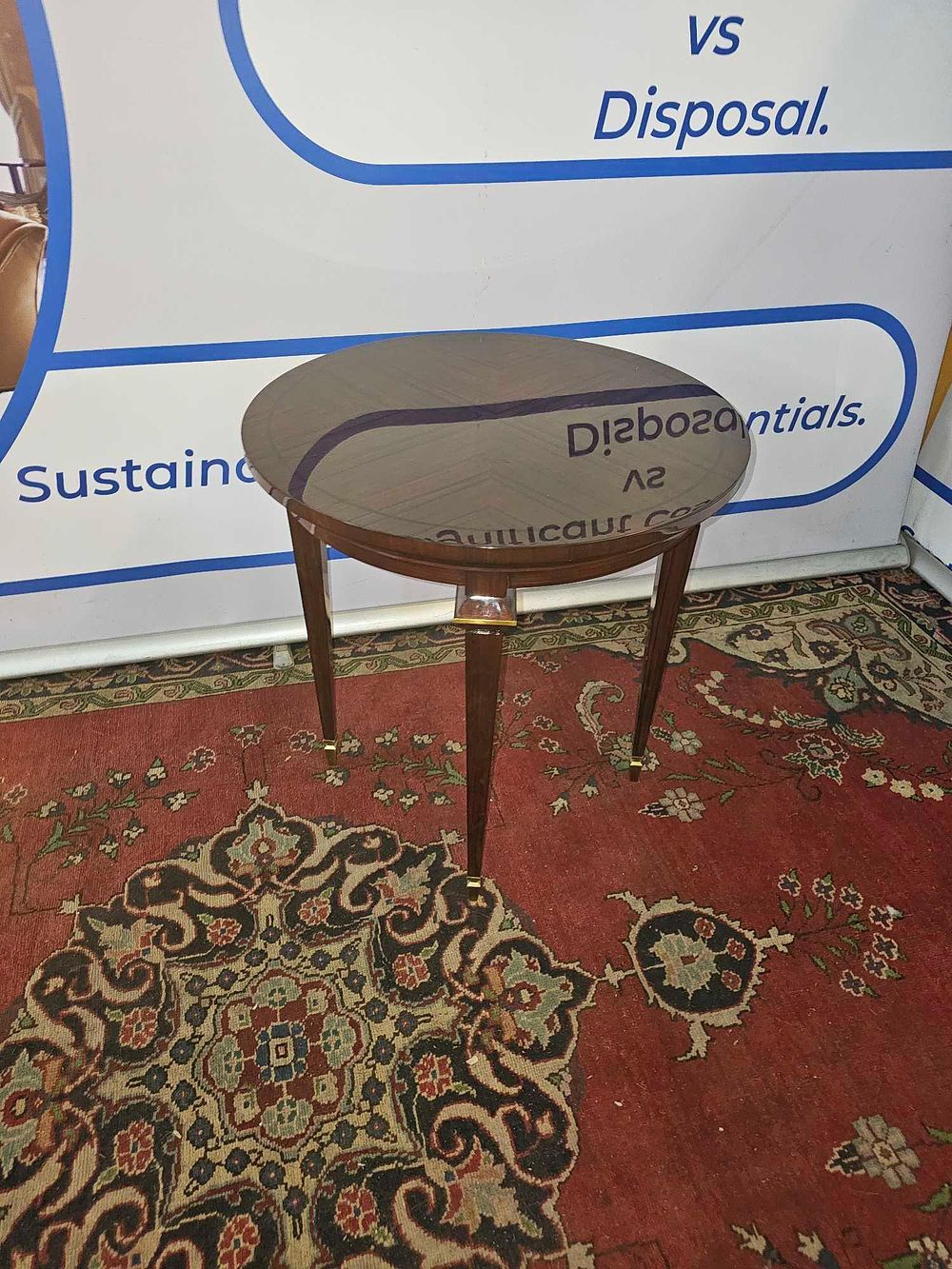 Lot 370: * Jonathan Charles Round Calista Side Table Enhance your space with the Jonathan Charles Round