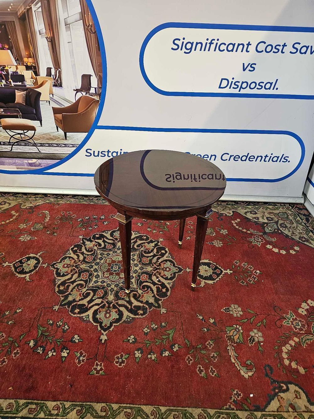 Lot 373: * Jonathan Charles Round Calista Side Table Enhance your space with the Jonathan Charles Round