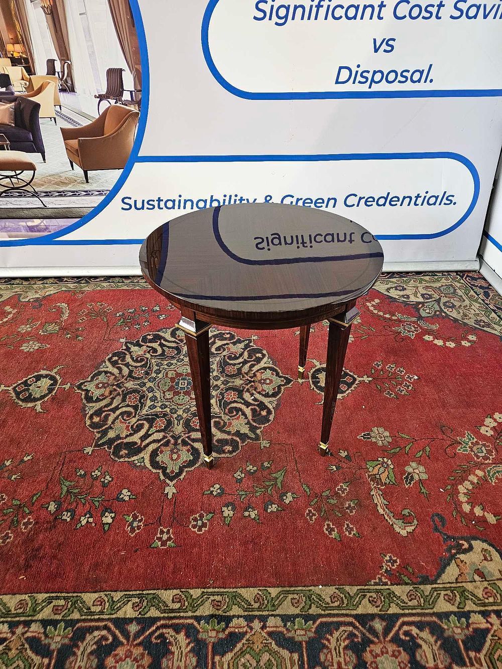 Lot 378: * Jonathan Charles Round Calista Side Table Enhance your space with the Jonathan Charles Round