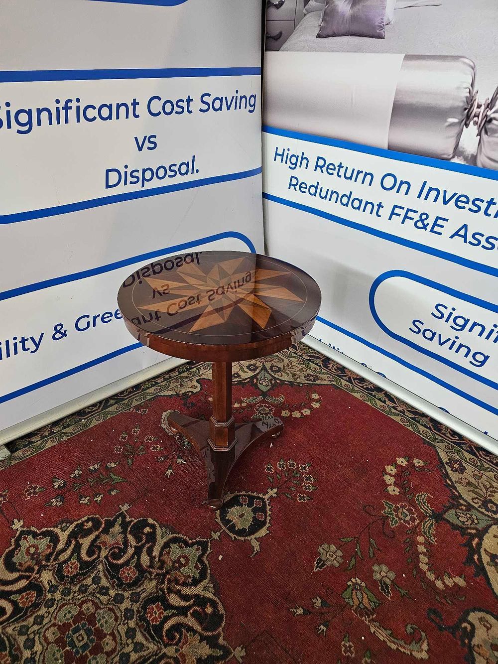 Lot 397: * Jonathan Charles Kindel Gueridon Side Table Add a touch of refinement to your space with the