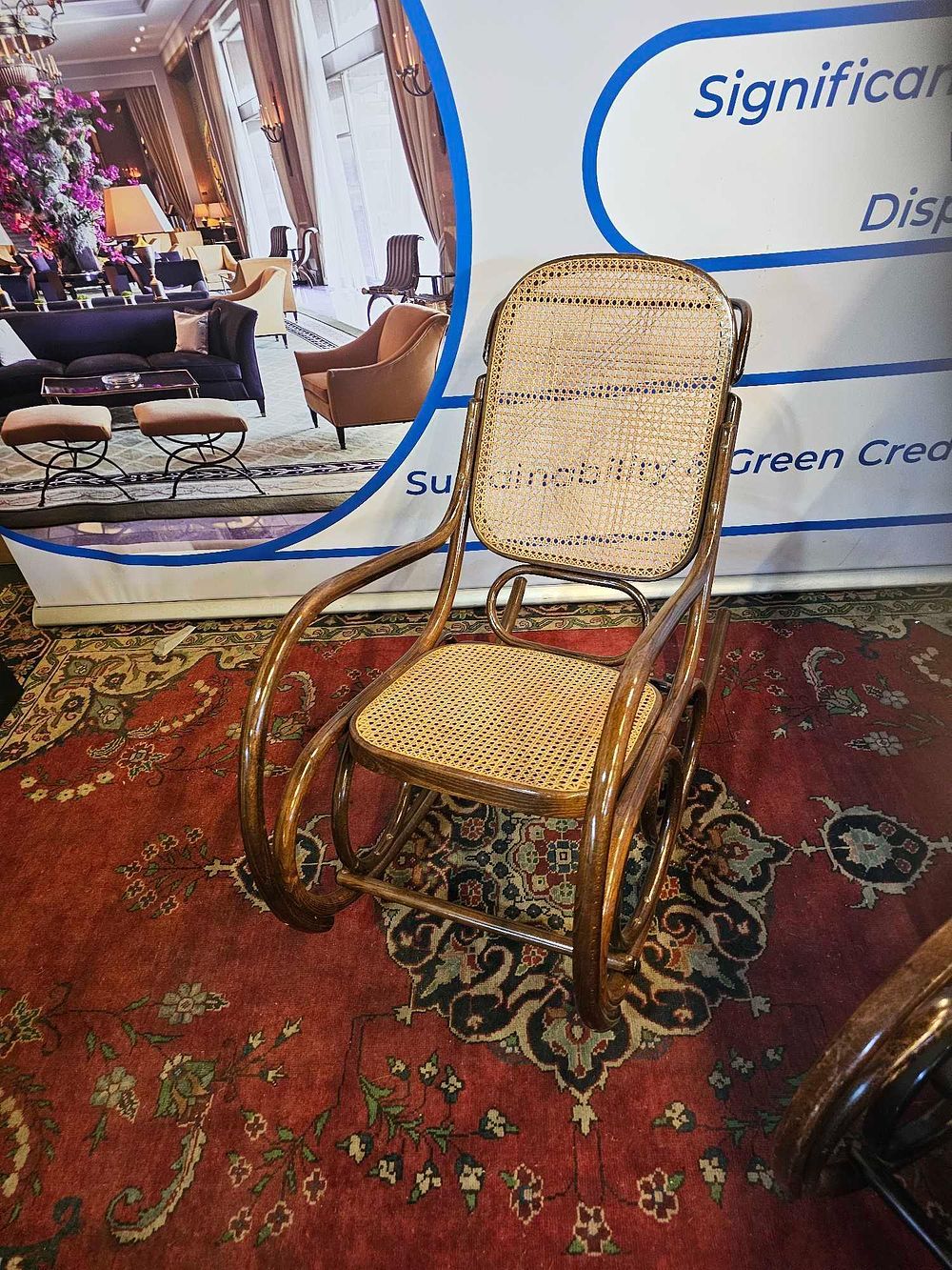 Lot 634: * Thonet Bentwood Rocking Chair Own a piece of design history with this iconic bentwood rocking chair