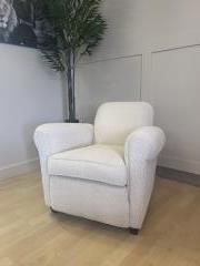 Lot 196: * Barrington Club Chair, upholstered in a luxurious teddy cream fabric