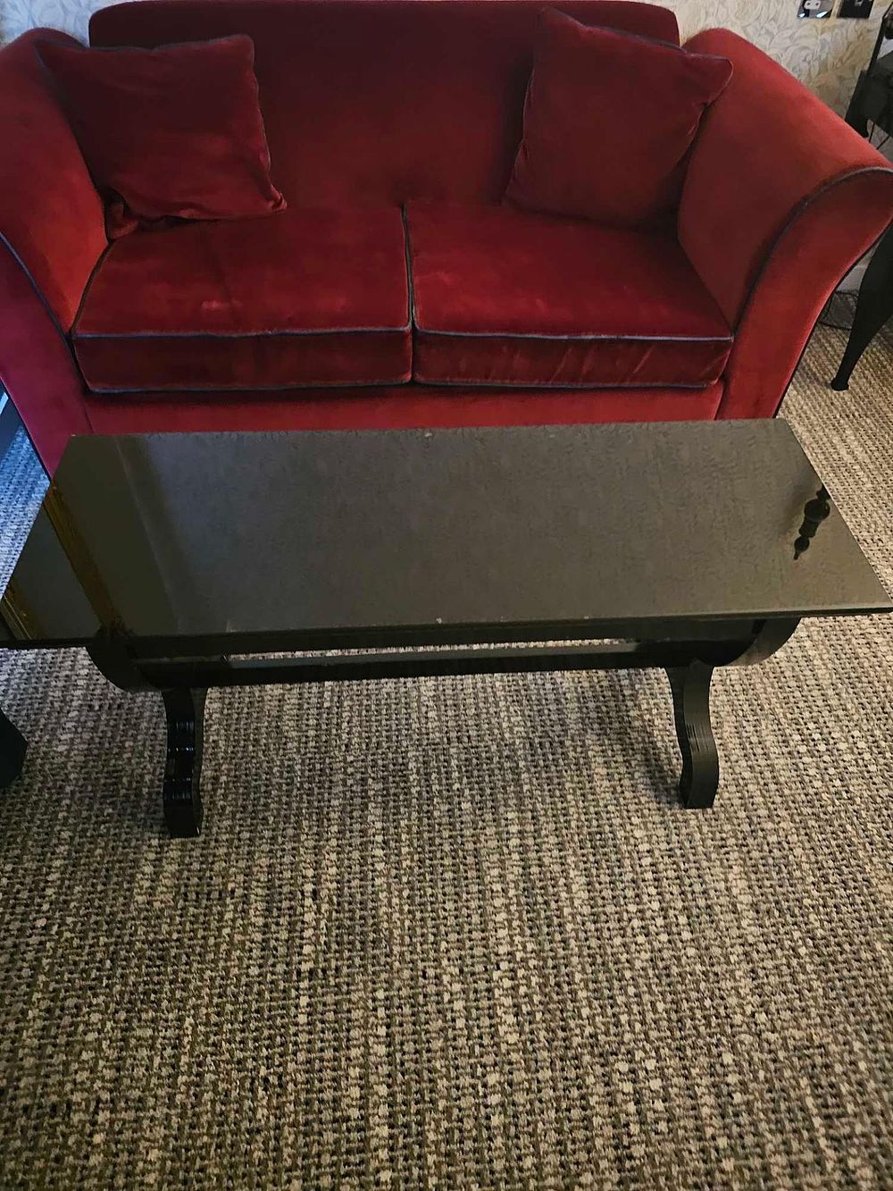 Lot 355: * A modern Piano Black Rectangular Coffee Table