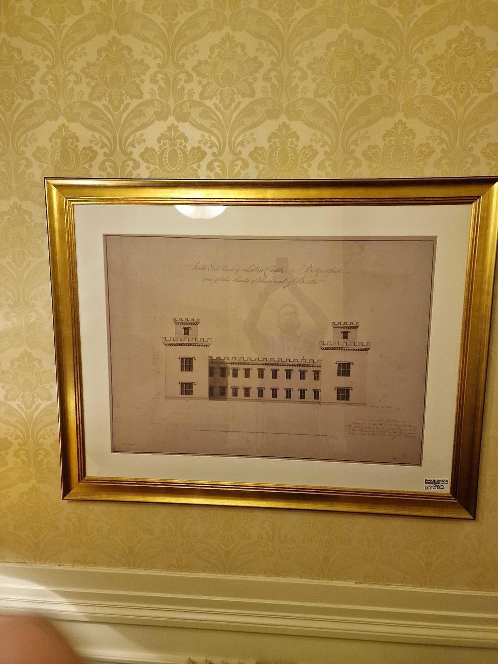 Lot 380: * A framed architectural print after Robert Adam FRSE FRS FSAScot FSA FRSA (3 July 1728 – 3 March