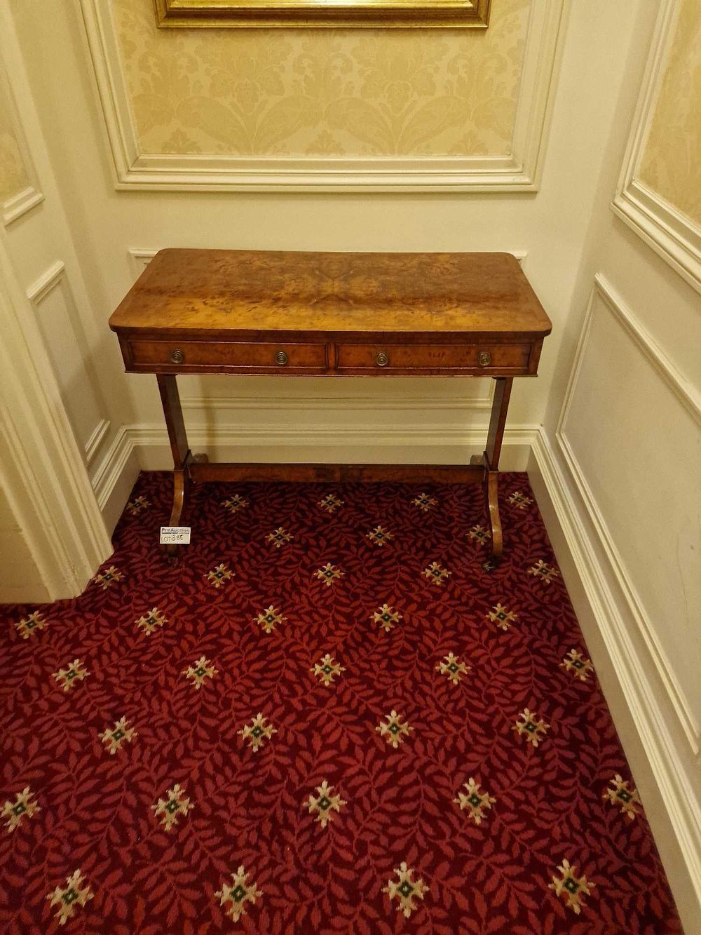 Lot 388: * A rectangular console designed in the Regency style