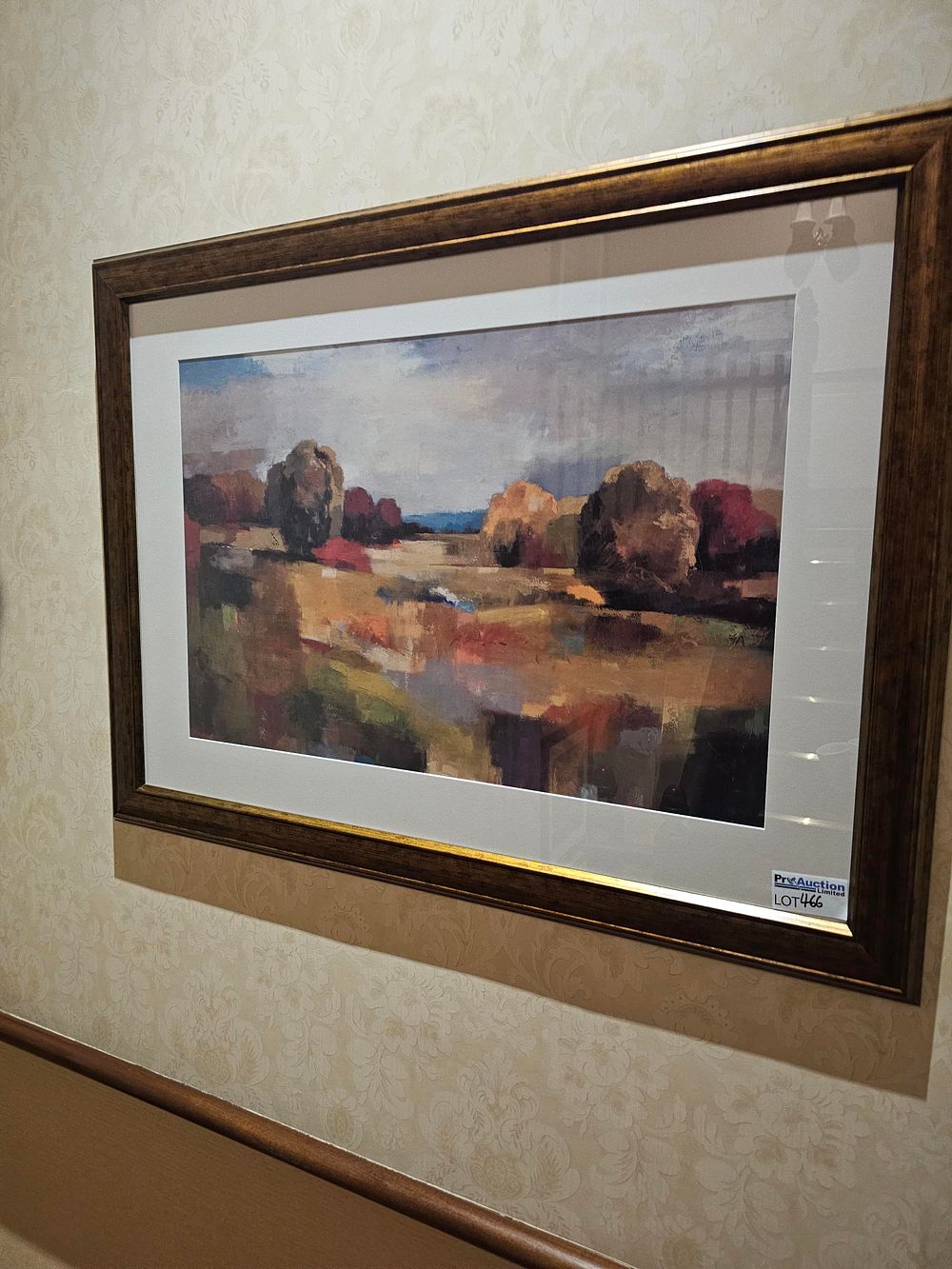 Lot 466: * Framed and glazed landscape print 122 x 94cm