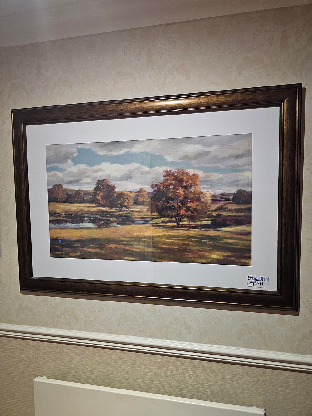 Lot 471: * Framed and glazed landscape print 124 x 86cm