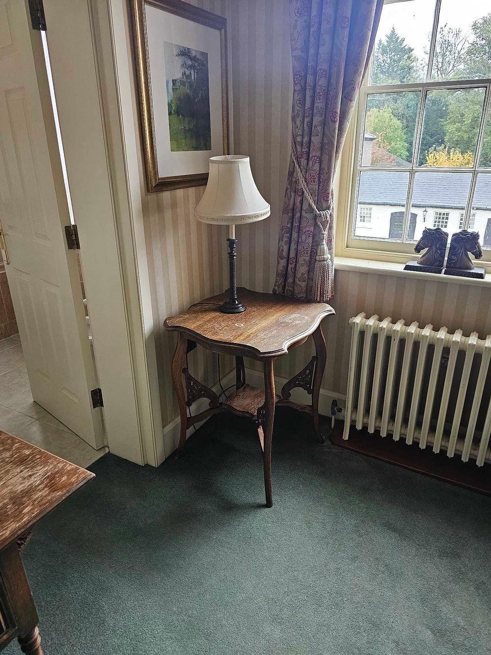Lot 607: * Room 211 Contents of hotel bedroom freestanding furniture as photographed briefly comprising