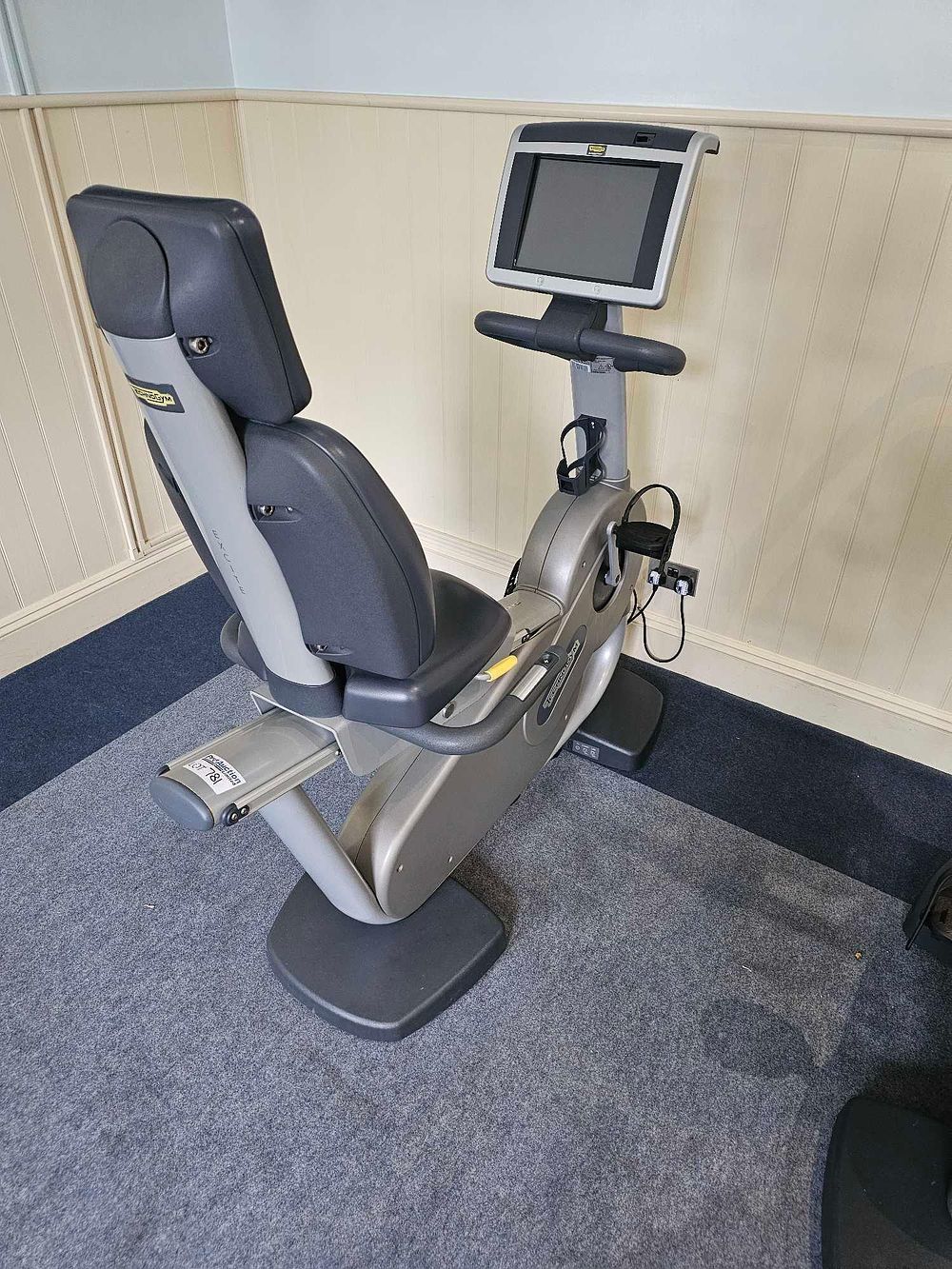 Lot 781: * Technogym Recline Excite 700IP is a commercial-grade recumbent bike