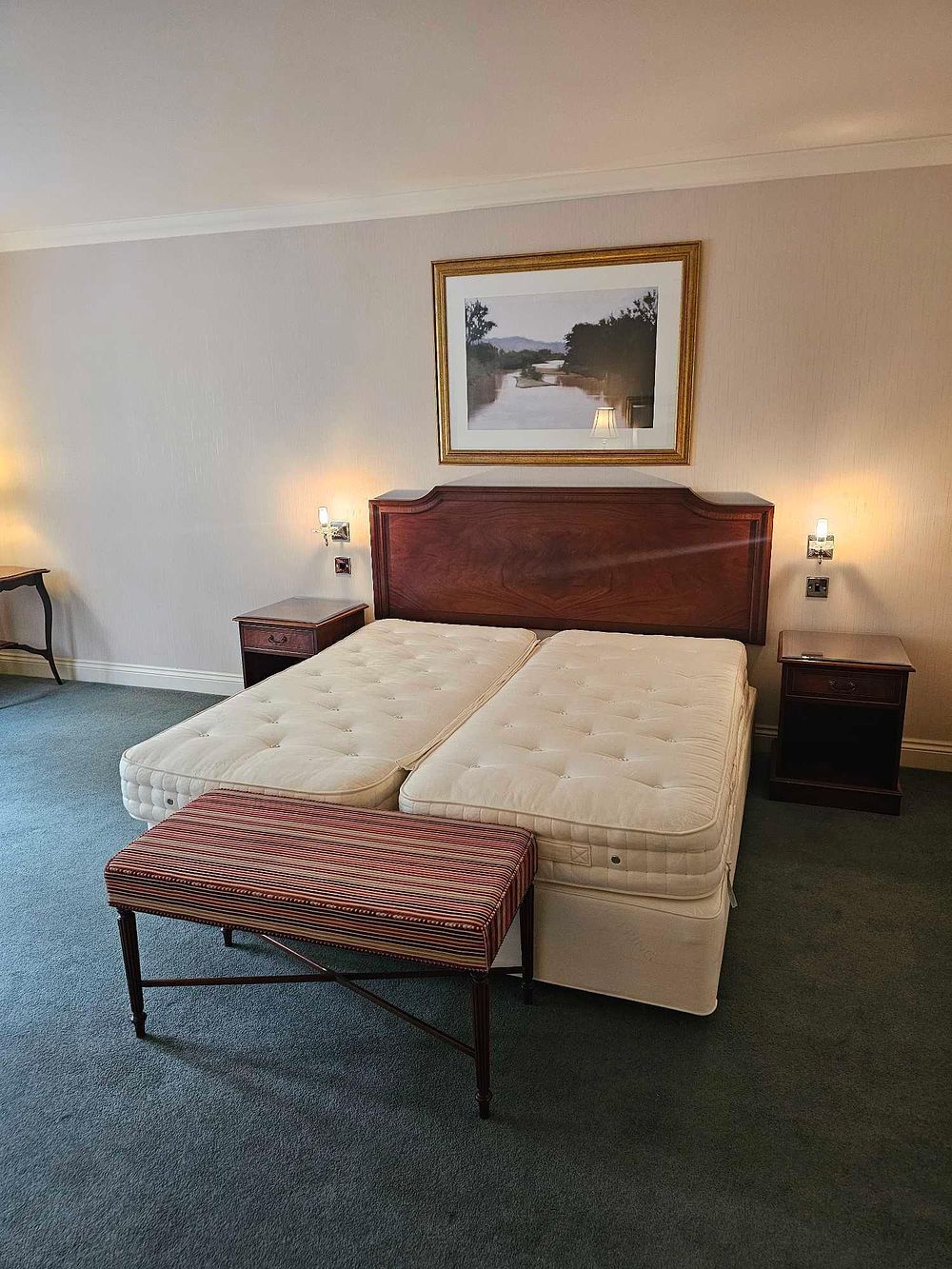 Lot 3041: * Room 504 Contents of hotel bedroom freestanding furniture as photographed briefly comprising