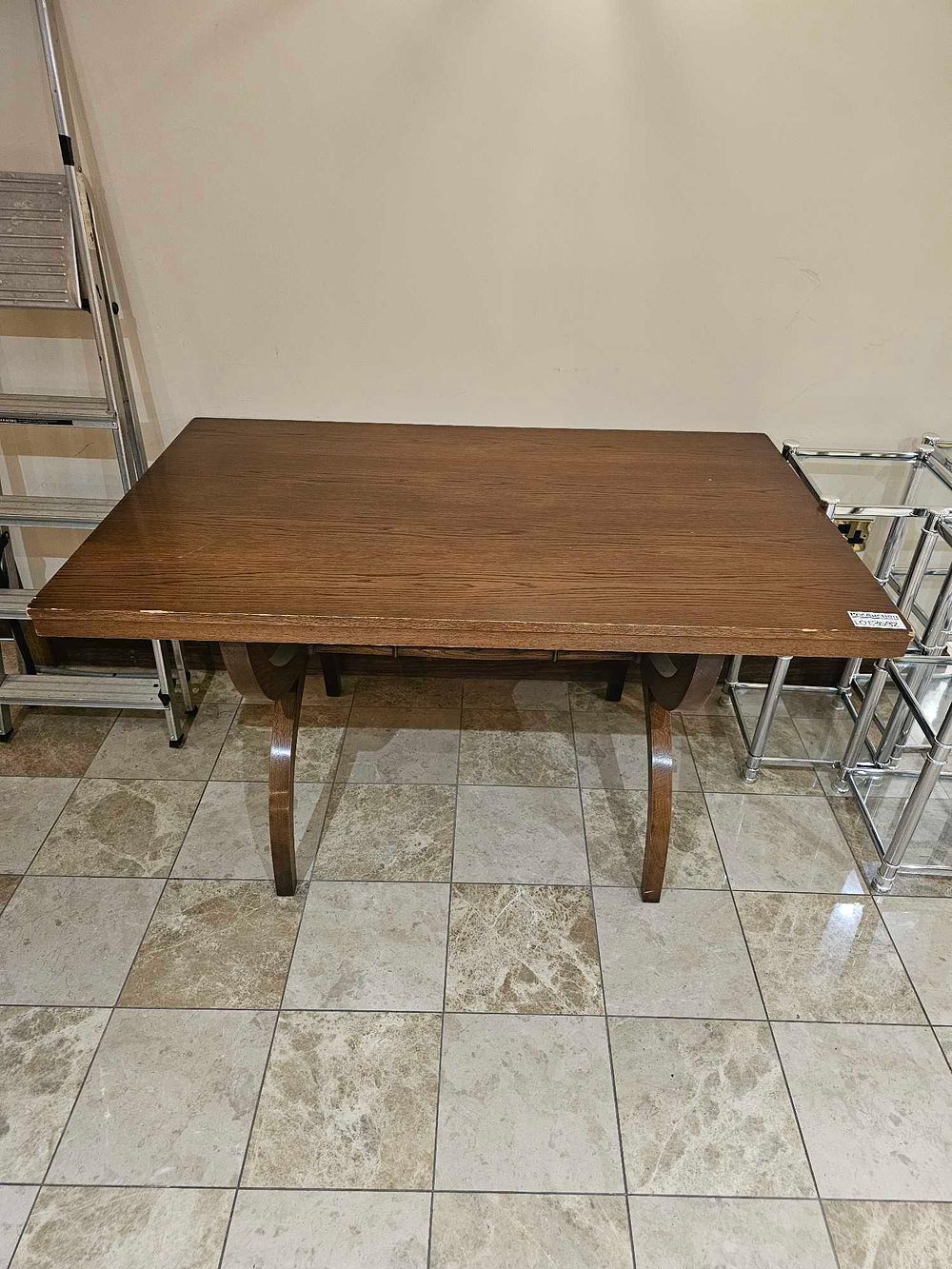 Lot 3092: * Rectangular Dining Table with Arched Supports