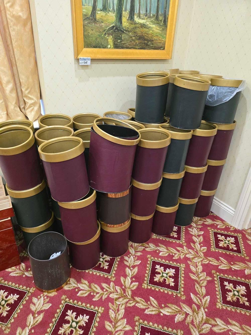 Lot 4128: * Guestroom waste paper bins x 25 (Bullwood pkl no 5)