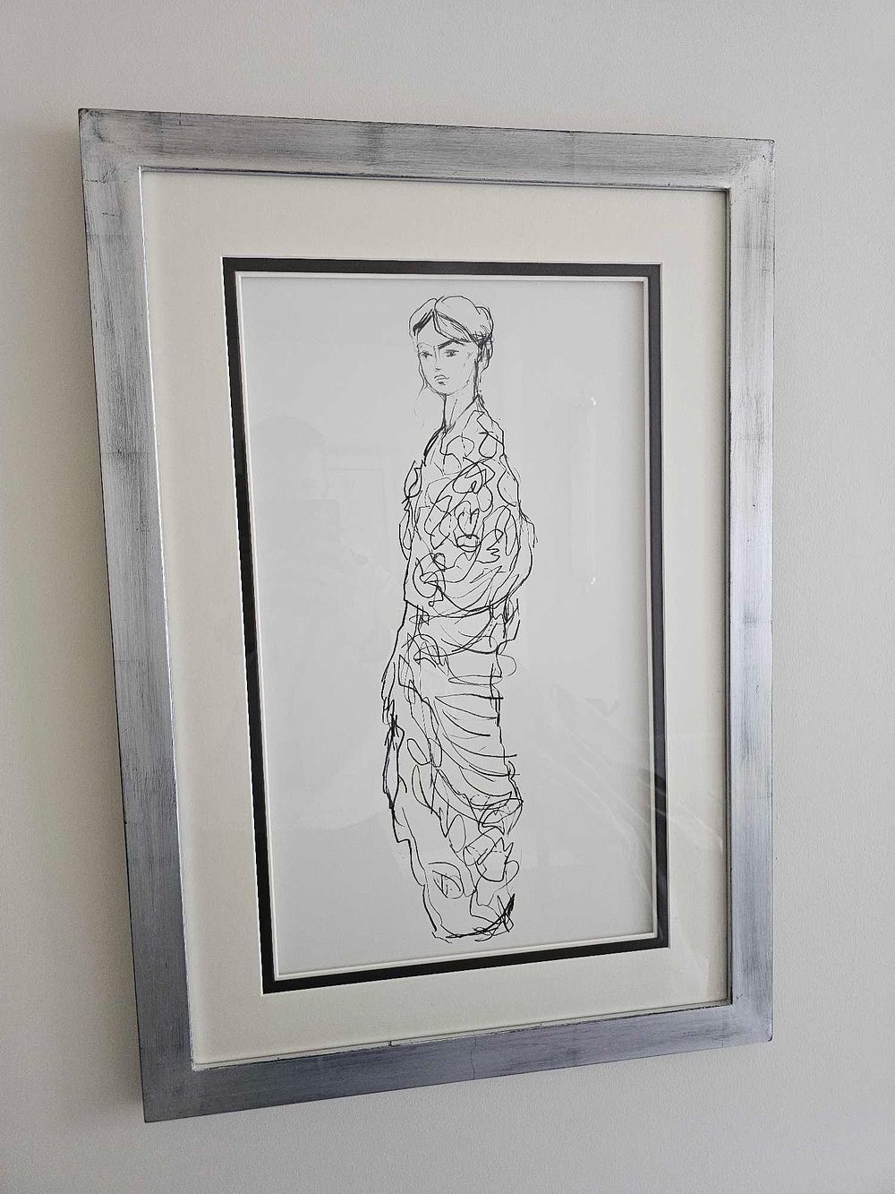 Lot 252: * 2 x Framed Prints – After a Drawing by Gustav Klimt (1862–1918)