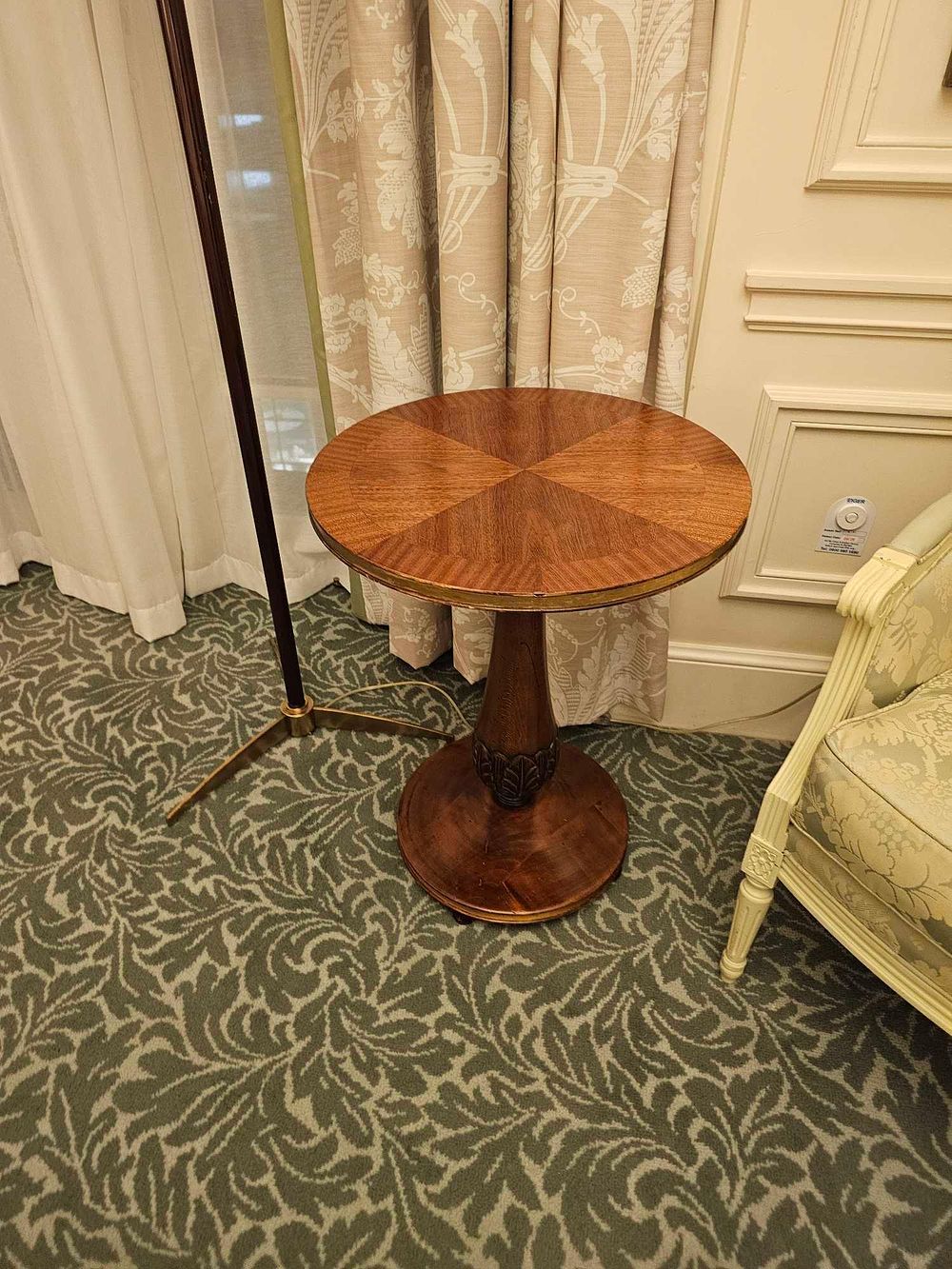 Lot 944: * Salon Table – Francesco Molon Walnut Pedestal Table