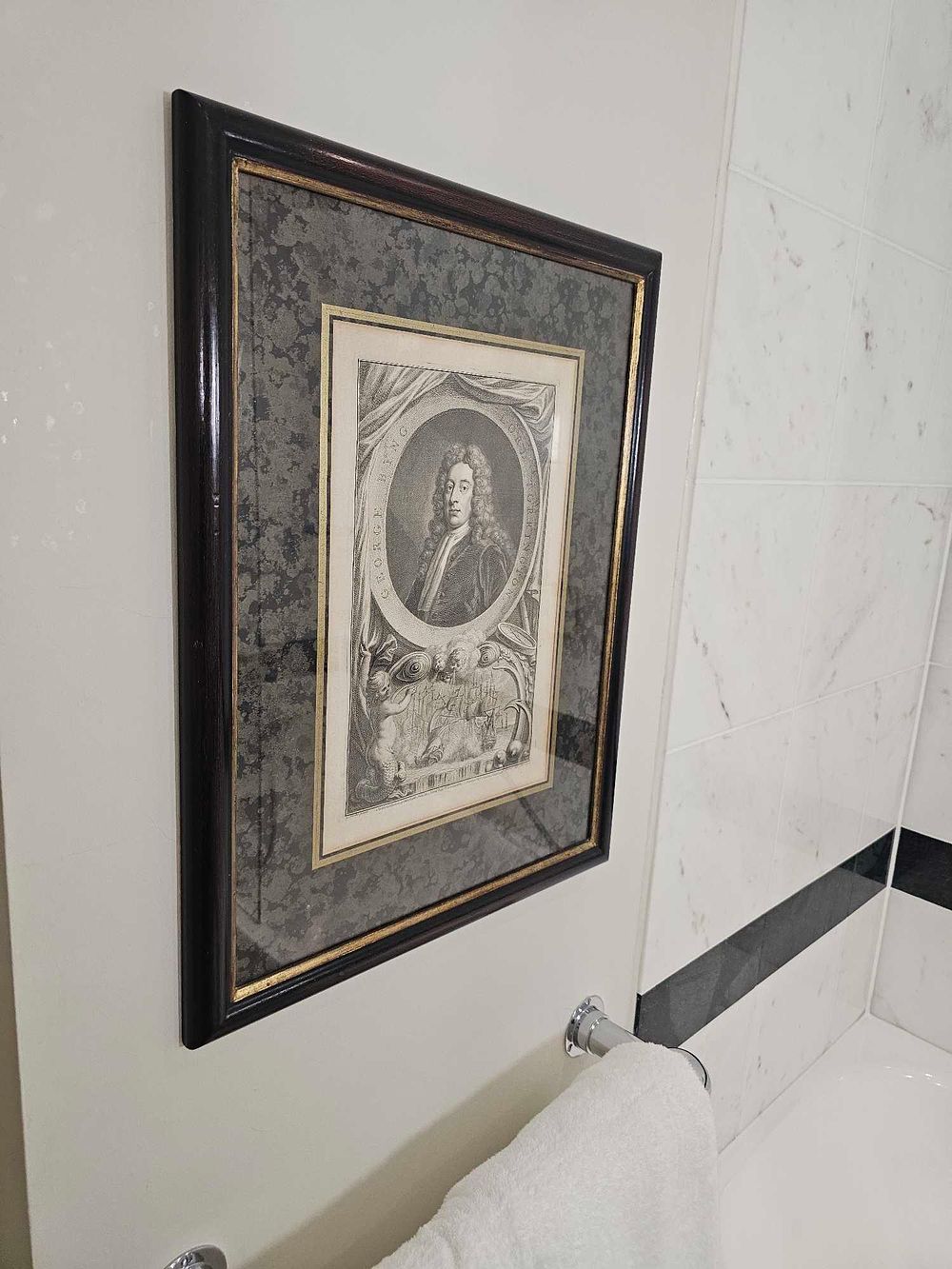 Lot 977: * Framed print after a line engraving of George Byng