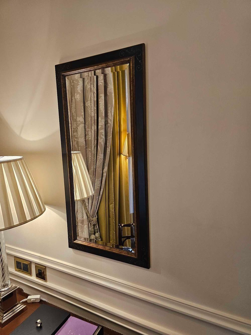 Lot 1010g: * Neoclassical style Wall Mirror – Bevelled Plate with Decorated Frame and Trim