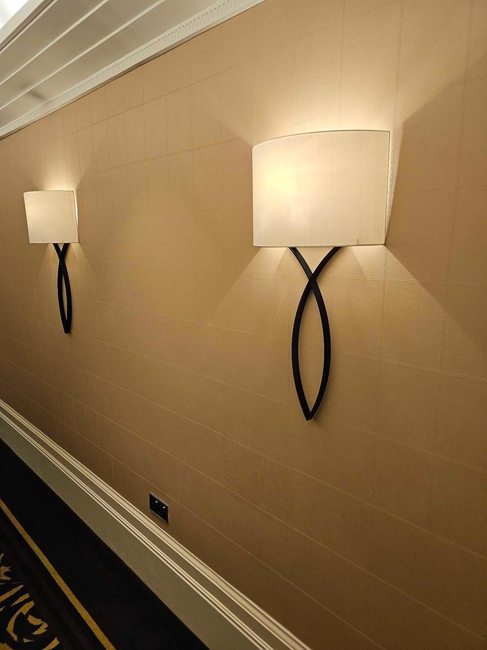 Lot 2030: * A pair of Nicolas Aubagnac wall light SALSA I forged solid steel