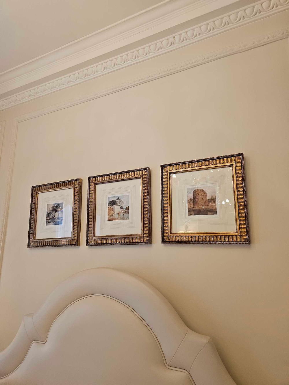 Lot 2165: * 3 x framed and glazed landscape prints 40 x 40cm
