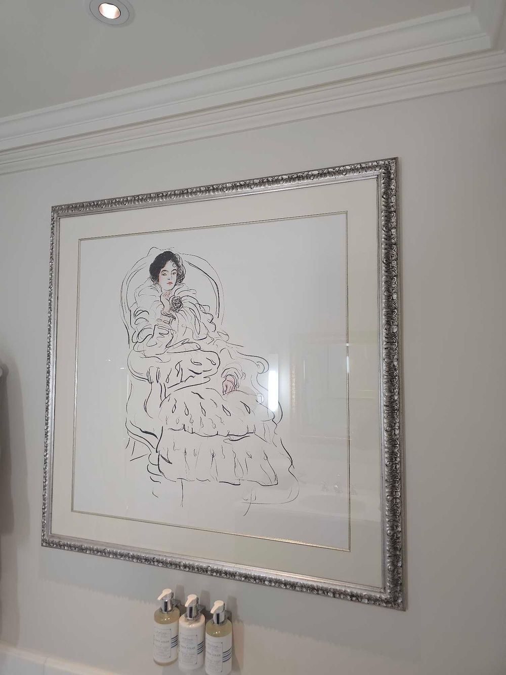 Lot 2228: * Framed print after drawing by Gustav Klimt (Austrian, 14 July 1862 / 6 February 1918) glazed and