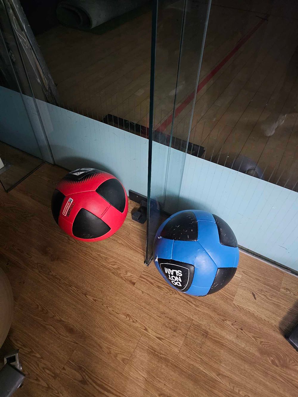 Lot 347: * 2 x medicine balls 4kg | 5kg