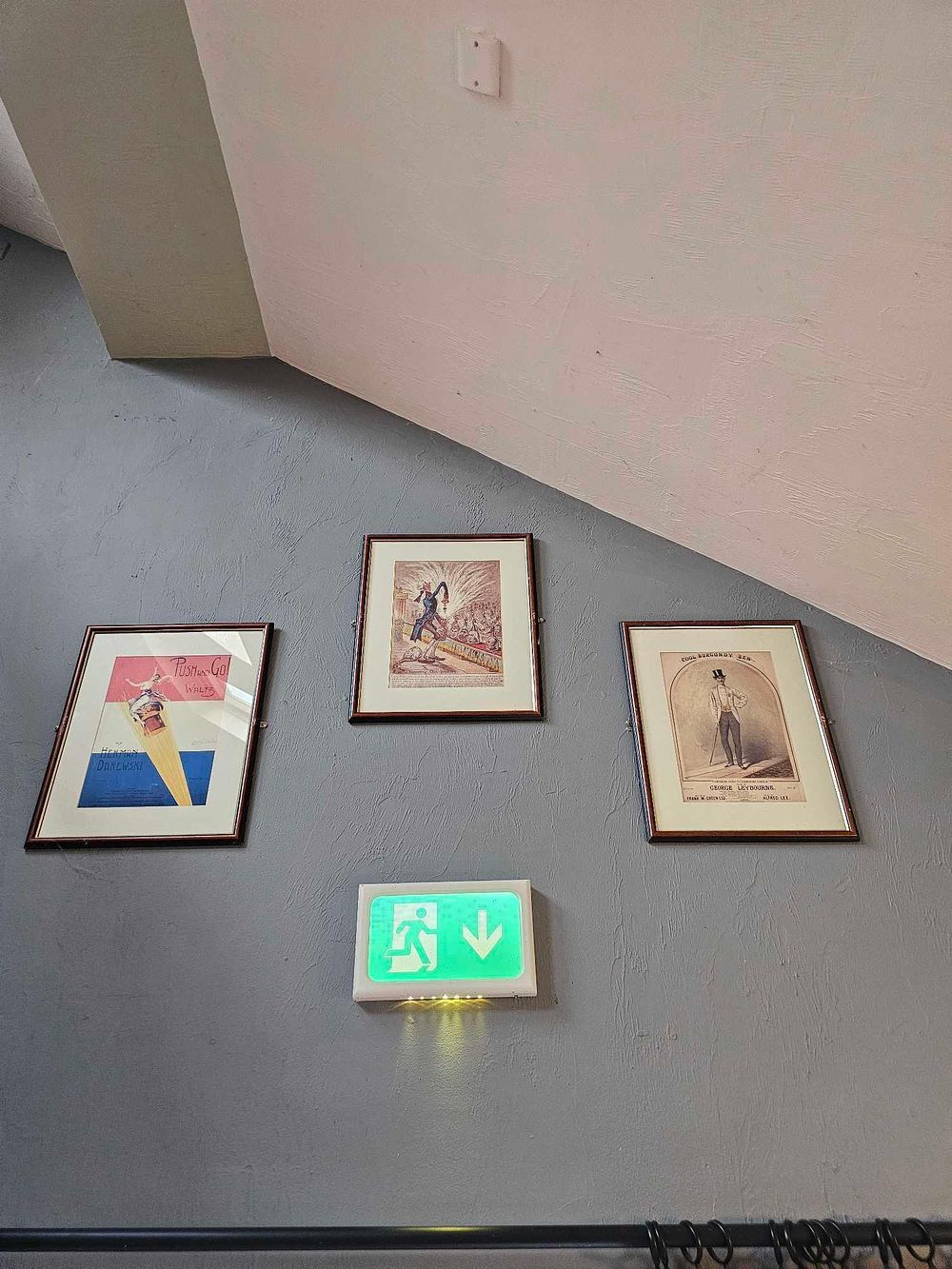 Lot 1112: * A set of three framed prints depict vintage theatrical or musical scenes