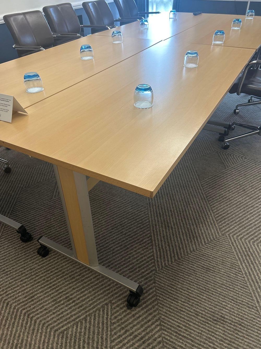 Lot 181d: * 2 x Burgess folding tables 180cm x 75cm