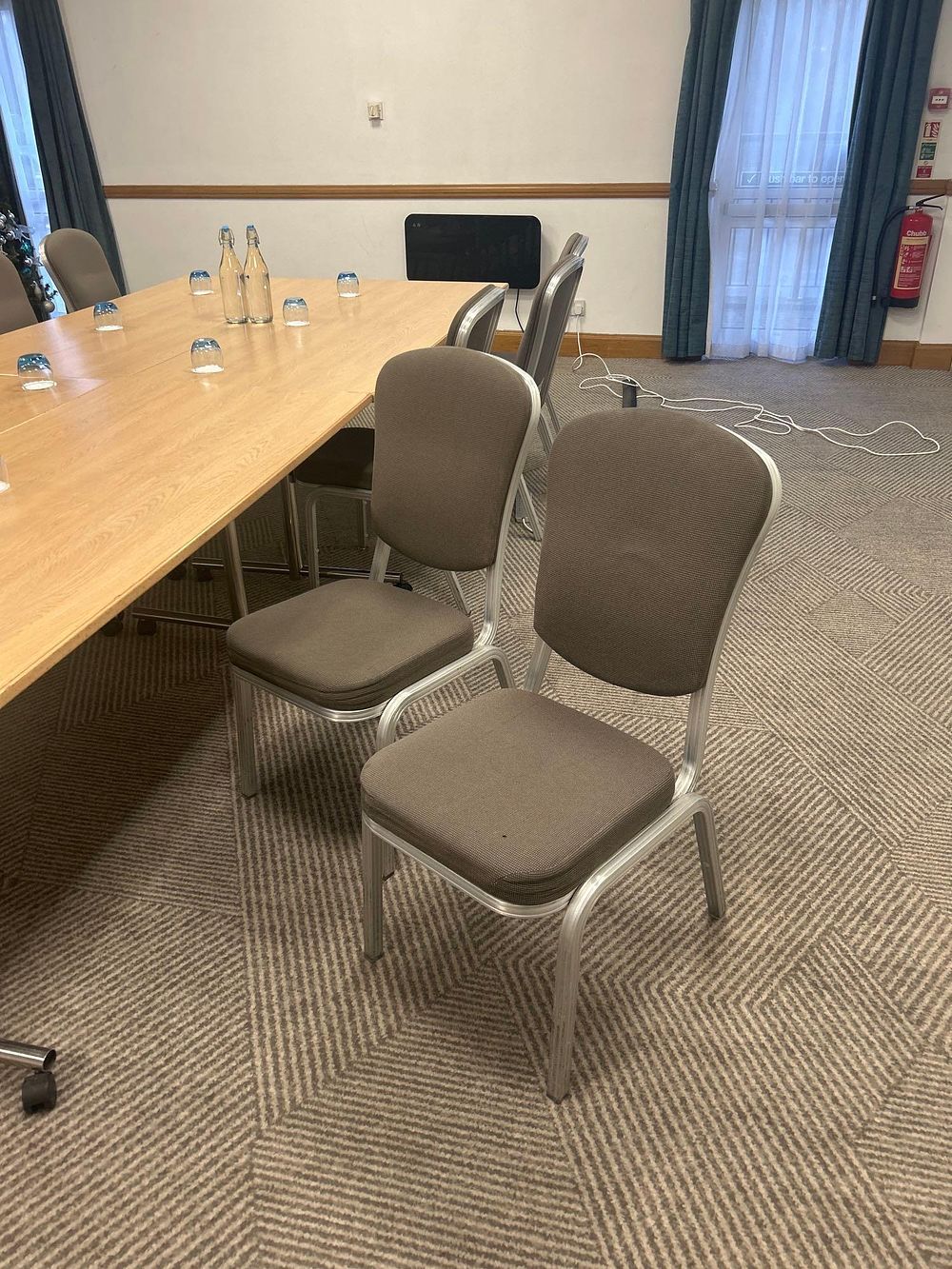 Lot 197: * 10 x Burgess conference stacking chairs